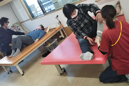 プラットホーム上での個別機能訓練