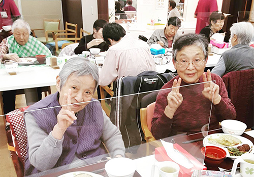 リハビリデイサービスかんばらのご利用者様の様子