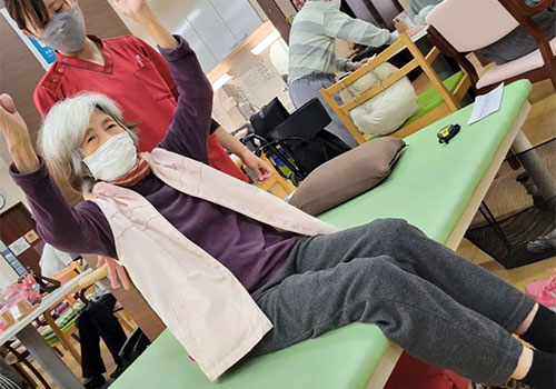 リハビリデイサービスかんばらのご利用者様の様子