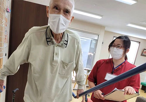 リハビリデイサービスかんばらのご利用者様の様子