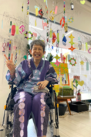 リハビリ強化型デイサービスくさなぎのリハビリの様子